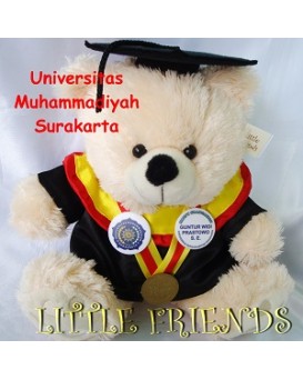 Boneka Wisuda Universitas Muhammadiyah Surakarta - Ekonomi (30 cm)